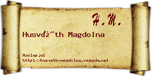 Husvéth Magdolna névjegykártya